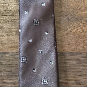 VINTAGE SEARS MENS STORE  mens tie SIZE 56x2.75 COLOR BROWN